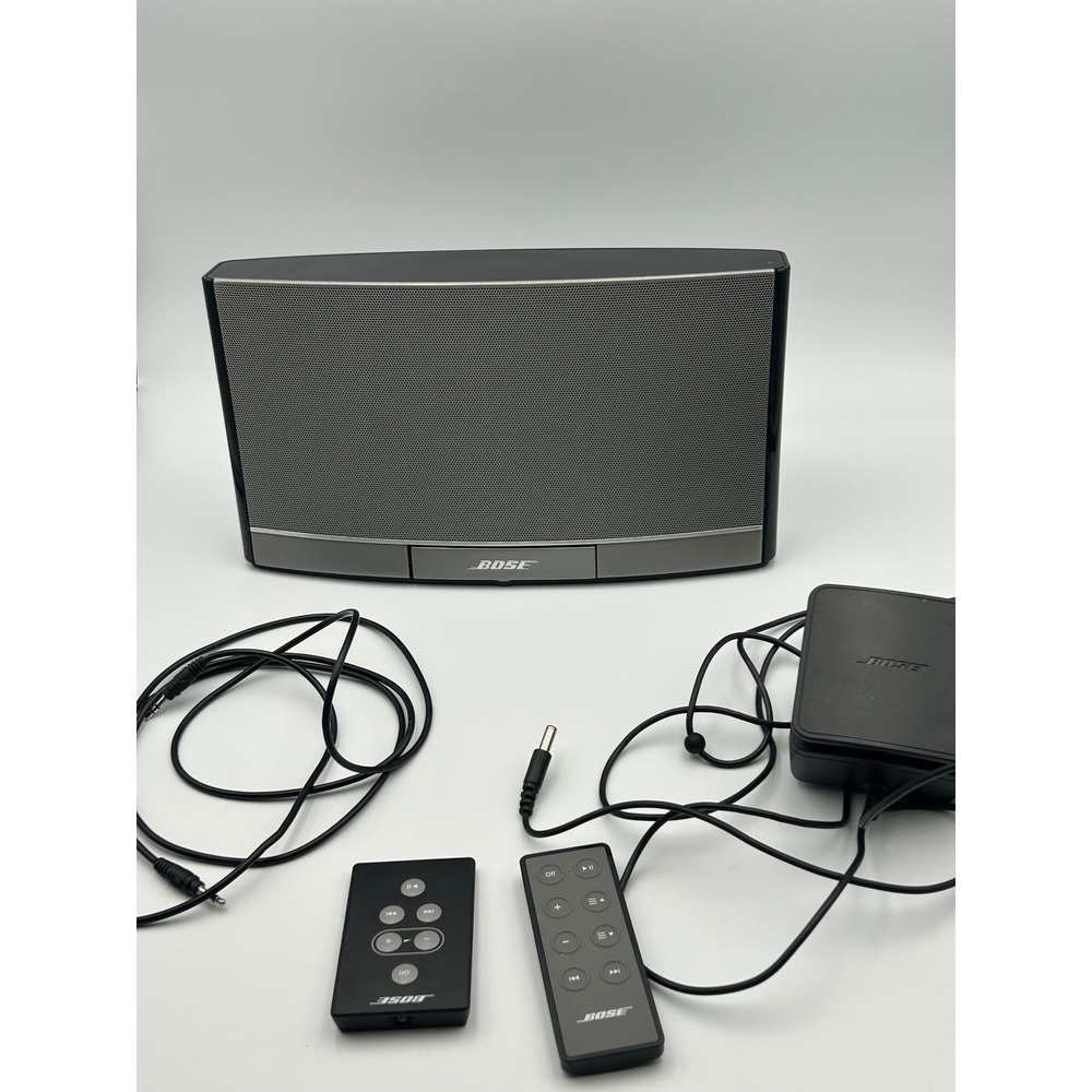 Bose SoundDock N123 100% WORKS Portable Digital Music System Black iPod Dock Pin